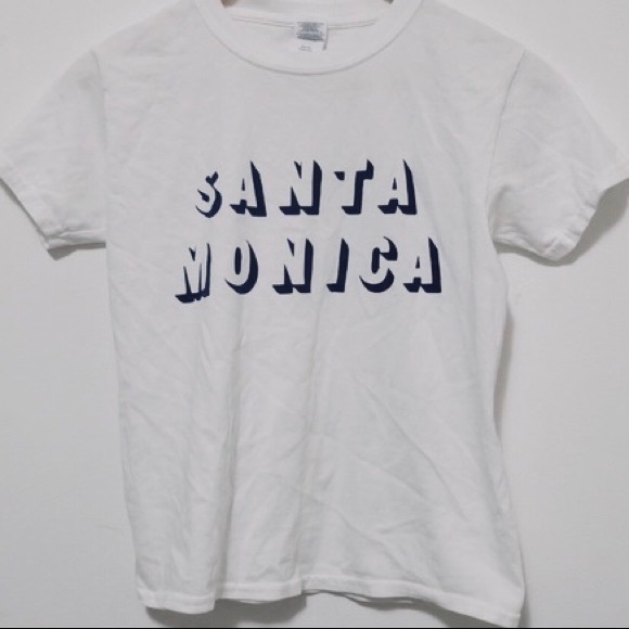 Brandy Melville Tops - Brandy Melville Santa Monica tee shirt